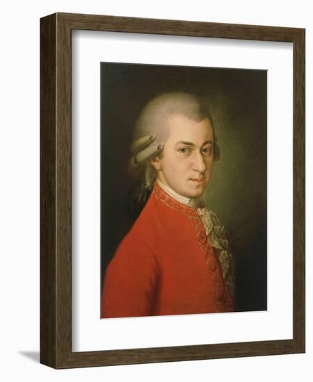 Posthumous Painting of Wolfgang Amadeus Mozart, 1756-1791-null-Framed Giclee Print