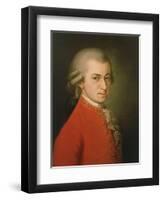 Posthumous Painting of Wolfgang Amadeus Mozart, 1756-1791-null-Framed Giclee Print