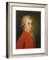 Posthumous Painting of Wolfgang Amadeus Mozart, 1756-1791-null-Framed Giclee Print