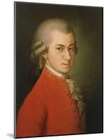 Posthumous Painting of Wolfgang Amadeus Mozart, 1756-1791-null-Mounted Premium Giclee Print