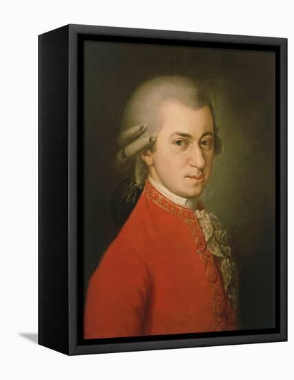 Posthumous Painting of Wolfgang Amadeus Mozart, 1756-1791-null-Framed Stretched Canvas