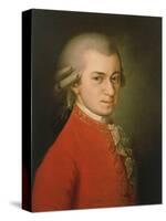 Posthumous Painting of Wolfgang Amadeus Mozart, 1756-1791-null-Stretched Canvas