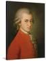 Posthumous Painting of Wolfgang Amadeus Mozart, 1756-1791-null-Stretched Canvas