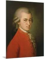 Posthumous Painting of Wolfgang Amadeus Mozart, 1756-1791-null-Mounted Giclee Print