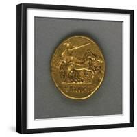 Posthumous Stater of Philip II Depicting Chariot-null-Framed Giclee Print