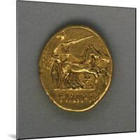 Posthumous Stater of Philip II Depicting Chariot-null-Mounted Giclee Print