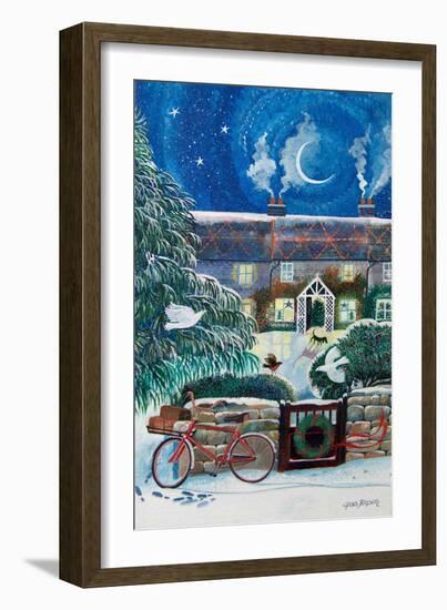 Postie's Bike-Lisa Graa Jensen-Framed Giclee Print