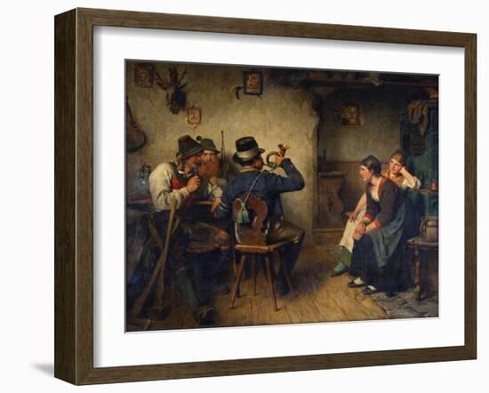 Postillion Im Wirtshaus, 1887-Hugo Kauffmann-Framed Giclee Print