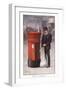 Postman - Clearing Box-Ernest Ibbetson-Framed Giclee Print