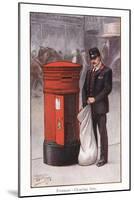 Postman - Clearing Box-Ernest Ibbetson-Mounted Giclee Print