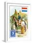 Postman Delivering a Letter in the Dutch East Indies, Late 19th Century-null-Framed Giclee Print