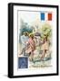 Postman Delivering Mail in Madagascar, Late 19th Century-null-Framed Giclee Print