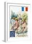 Postman Delivering Mail in Madagascar, Late 19th Century-null-Framed Giclee Print