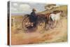 Postman in His Mail-Cart in the Australian Outback-Percy F.s. Spence-Stretched Canvas