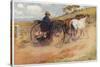 Postman in His Mail-Cart in the Australian Outback-Percy F.s. Spence-Stretched Canvas