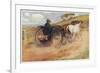 Postman in His Mail-Cart in the Australian Outback-Percy F.s. Spence-Framed Premium Giclee Print