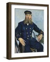 Postman Joseph Roulin-Vincent van Gogh-Framed Art Print