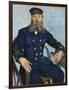 Postman Joseph Roulin-Vincent van Gogh-Framed Art Print