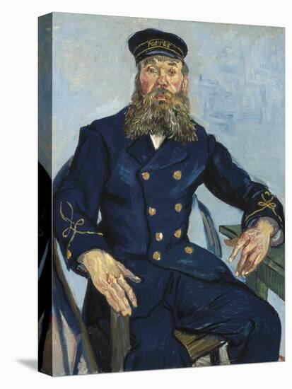 Postman Joseph Roulin-Vincent van Gogh-Stretched Canvas