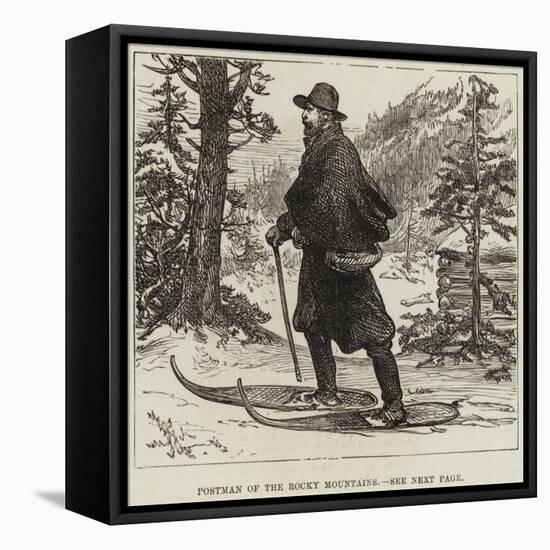 Postman of the Rocky Mountains-null-Framed Stretched Canvas