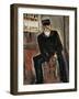 Postman, Paris-Yuzo Saeki-Framed Giclee Print