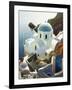 Postmark Santorini-Max Hayslette-Framed Giclee Print