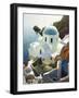 Postmark Santorini-Max Hayslette-Framed Premium Giclee Print