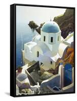 Postmark Santorini-Max Hayslette-Framed Stretched Canvas