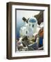 Postmark Santorini-Max Hayslette-Framed Premium Giclee Print