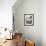Postmark Santorini-Max Hayslette-Framed Premium Giclee Print displayed on a wall