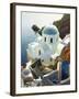 Postmark Santorini-Max Hayslette-Framed Giclee Print