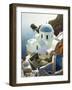 Postmark Santorini-Max Hayslette-Framed Giclee Print