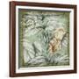 Postmark Tropicals III-Jennifer Goldberger-Framed Art Print