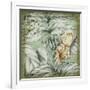 Postmark Tropicals III-Jennifer Goldberger-Framed Art Print