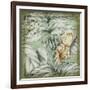 Postmark Tropicals III-Jennifer Goldberger-Framed Art Print