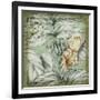 Postmark Tropicals III-Jennifer Goldberger-Framed Art Print