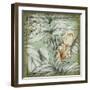 Postmark Tropicals III-Jennifer Goldberger-Framed Art Print