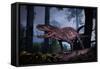 Postosuchus Was an Extinct Rauisuchian Reptile That Lived During the Triassic Period-null-Framed Stretched Canvas