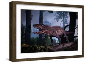 Postosuchus Was an Extinct Rauisuchian Reptile That Lived During the Triassic Period-null-Framed Art Print
