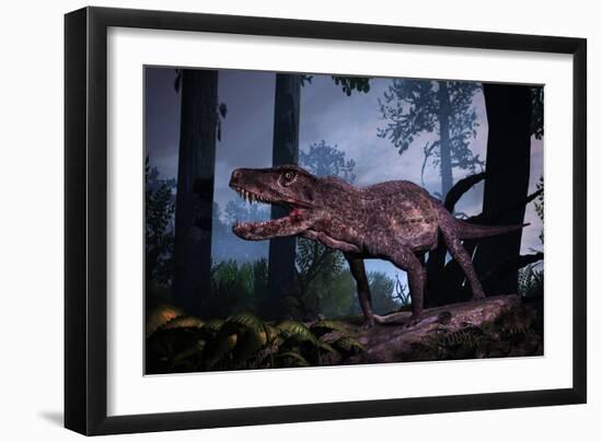 Postosuchus Was an Extinct Rauisuchian Reptile That Lived During the Triassic Period-null-Framed Art Print