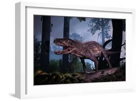 Postosuchus Was an Extinct Rauisuchian Reptile That Lived During the Triassic Period-null-Framed Art Print