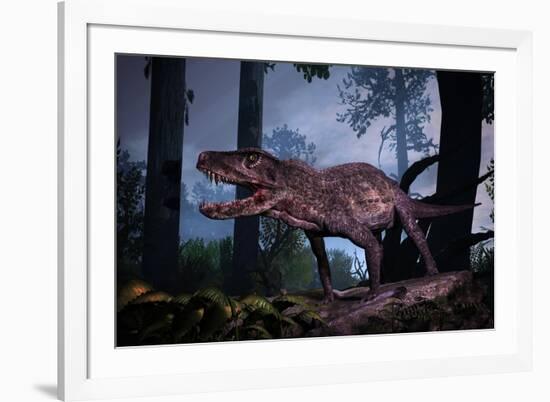 Postosuchus Was an Extinct Rauisuchian Reptile That Lived During the Triassic Period-null-Framed Art Print