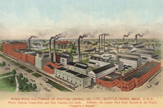 Postum Building Postum Factory Prints | AllPosters.com