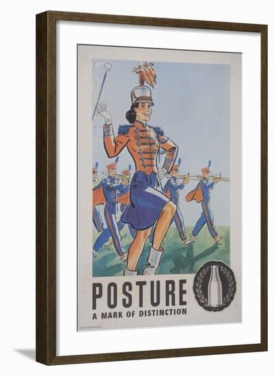 Posture: a Mark of Distinction Poster-null-Framed Giclee Print