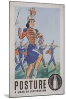 Posture: a Mark of Distinction Poster-null-Mounted Giclee Print