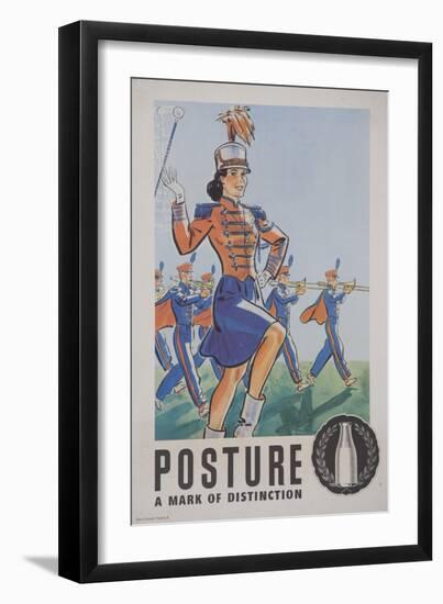 Posture: a Mark of Distinction Poster-null-Framed Giclee Print