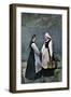 Postwoman, Sognafjorden, Norway, C1890-L Boulanger-Framed Giclee Print