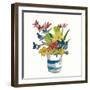 Posy of flowers', watercolour-Sarah Thompson-Engels-Framed Giclee Print