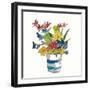 Posy of flowers', watercolour-Sarah Thompson-Engels-Framed Giclee Print