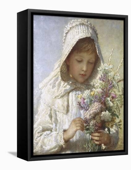 Posy of Pretty Flowers-Carl Bauerle-Framed Stretched Canvas